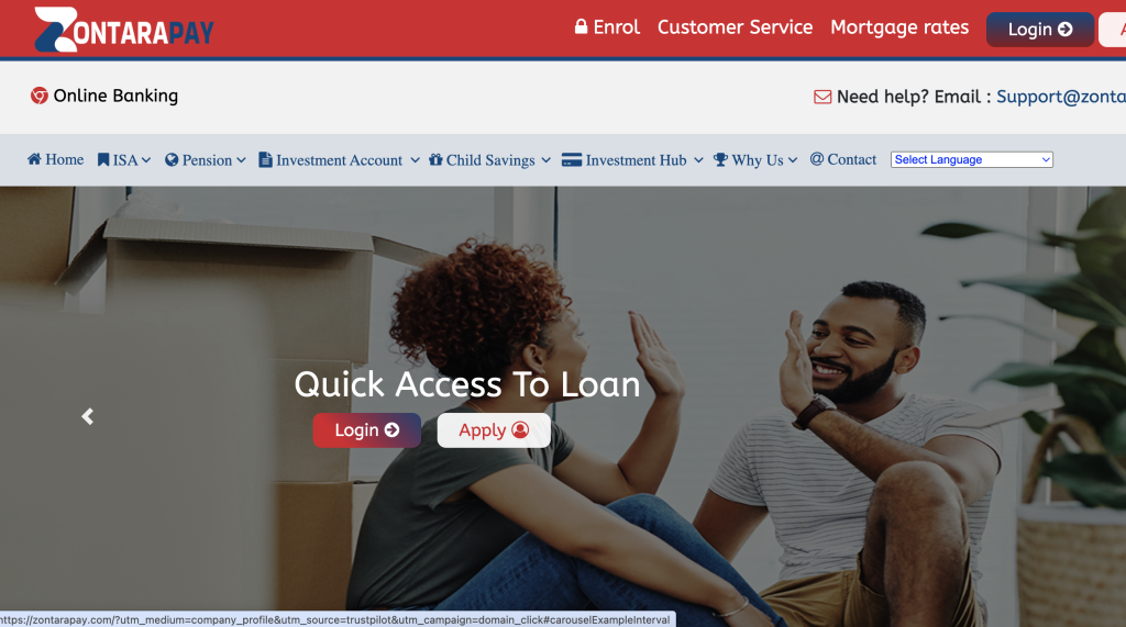 Zontarapay.com Scam Review